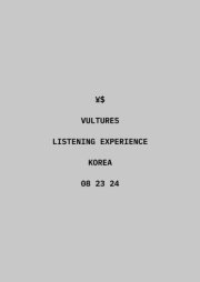 칸예 웨스트, Ye x Ty Dolla Sign Vultures Listening Experience