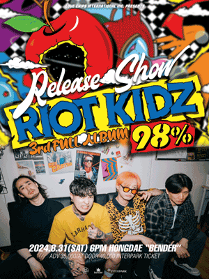 RIOT KIDZ, 3rd Full Album 98%: Release Show!