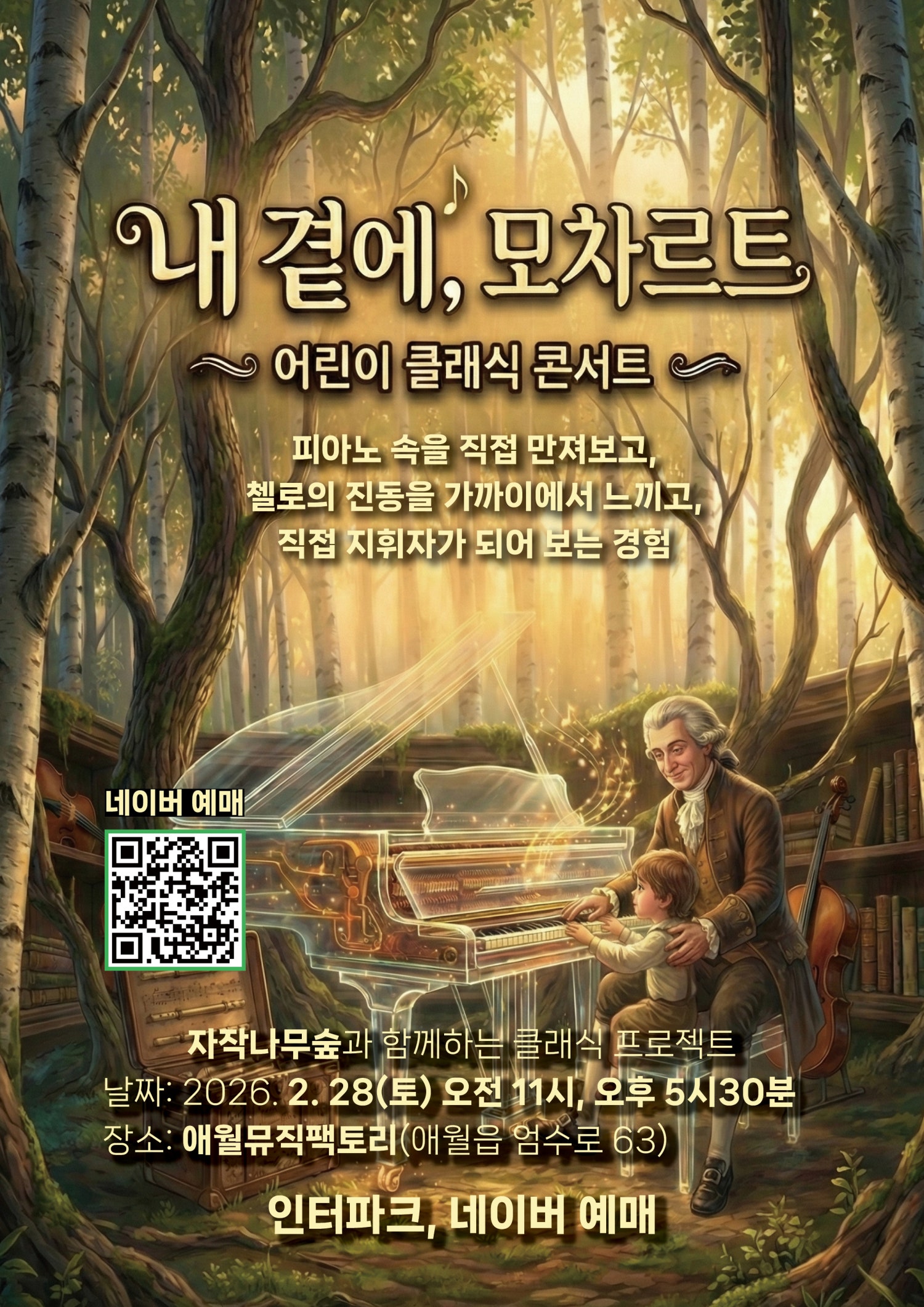 어린이 클래식 콘서트: 내 곁에, 모차르트 [제주]