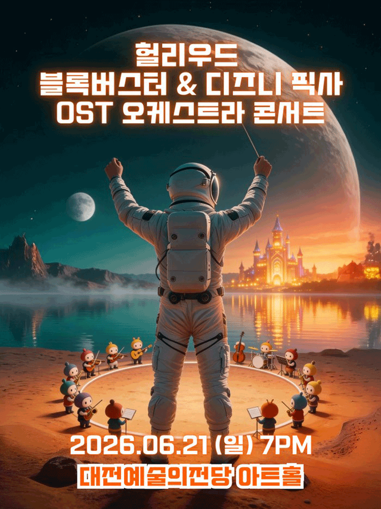 헐리우드 블록버스터 &amp; 디즈니 픽사 OST 오케스트라 콘서트 [대전]