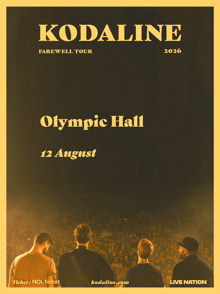 코다라인 내한공연 Kodaline Farewell Tour 포스터