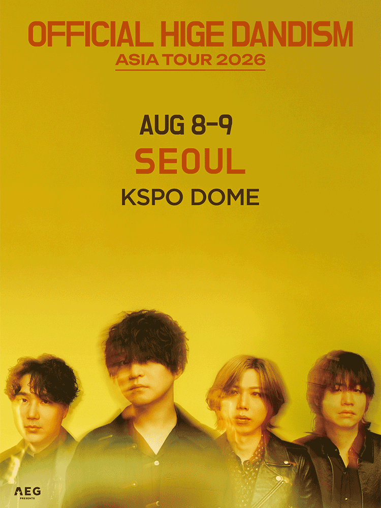 오피셜히게단디즘 아시아 투어 in SEOUL 포스터