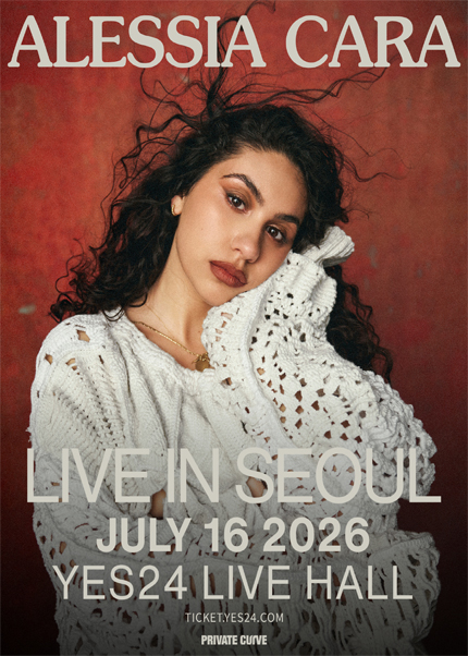 알레시아 카라 첫 단독 내한공연 ALESSIA CARA LIVE IN SEOUL 포스터