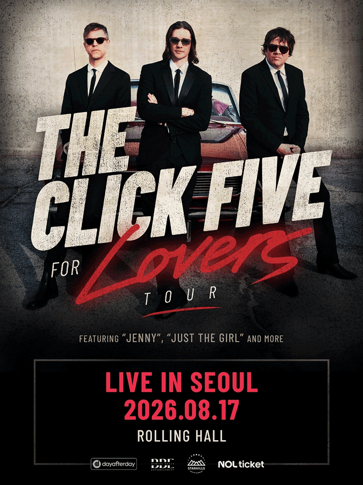 클릭파이브 (THE CLICK FIVE) 내한공연 포스터