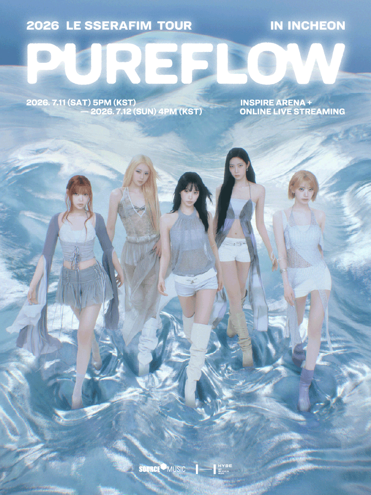 LE SSERAFIM TOUR: PUREFLOW [인천] 포스터