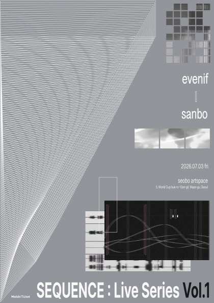 SEQUENCE: Live Series Vol.1 evenif X sanbo 포스터