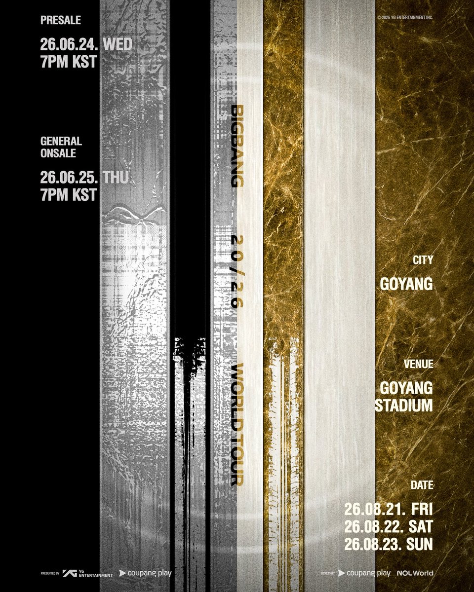 BIGBANG WORLD TOUR [고양] 포스터