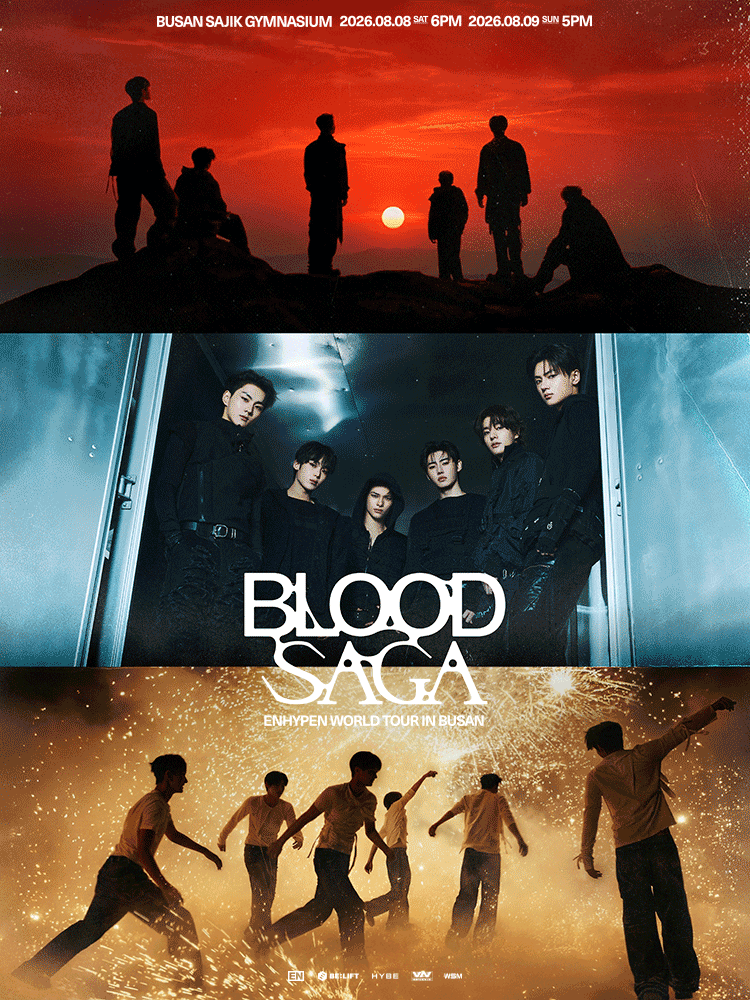 ENHYPEN WORLD TOUR: BLOOD SAGA [부산] 포스터