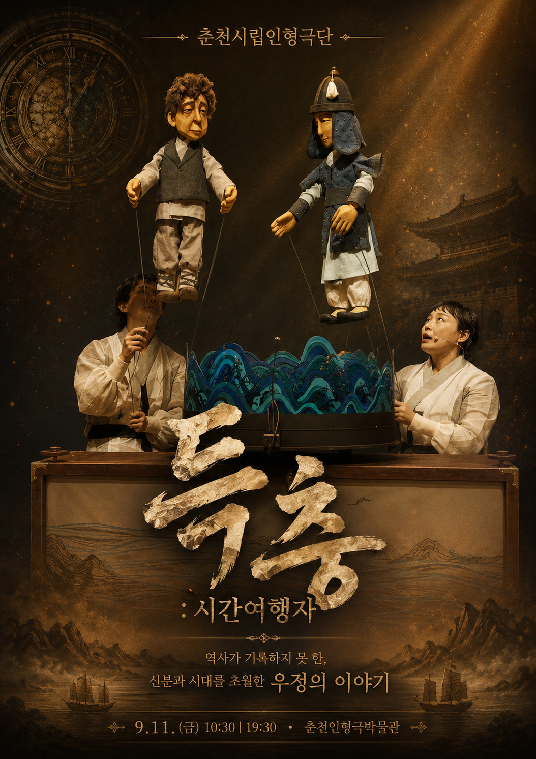 제38회 춘천인형극제, 득충: 시간여행자 포스터