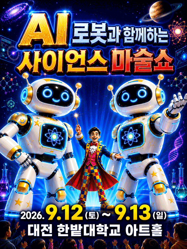 AI로봇과 함께하는 사이언스 마술쇼 [대전] 포스터