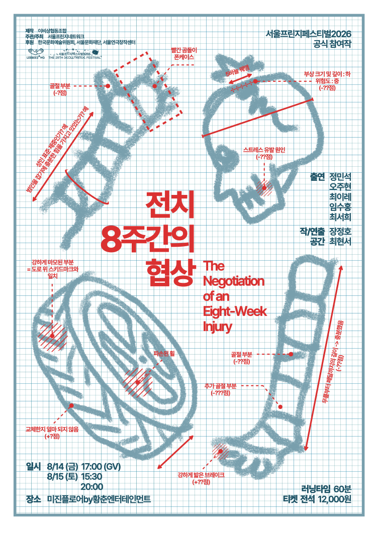 제29회 서울프린지페스티벌, 전치 8주 간의 협상 공연 포스터