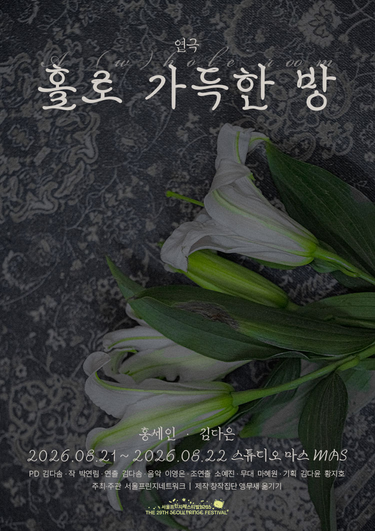 제29회 서울프린지페스티벌, 홀로 가득한 방: A (w) hole room 공연 포스터