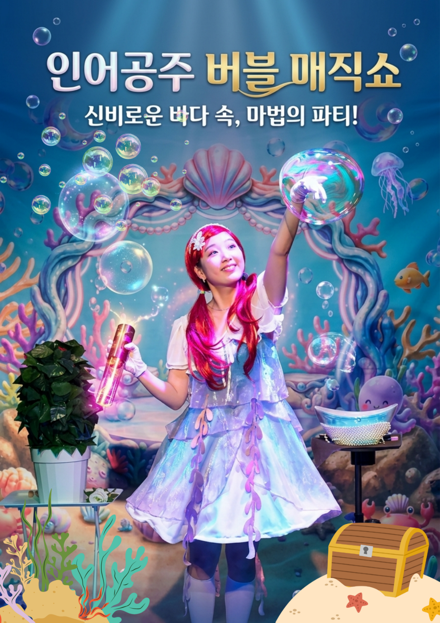 인어공주의 버블 매직쇼 [의정부] 포스터