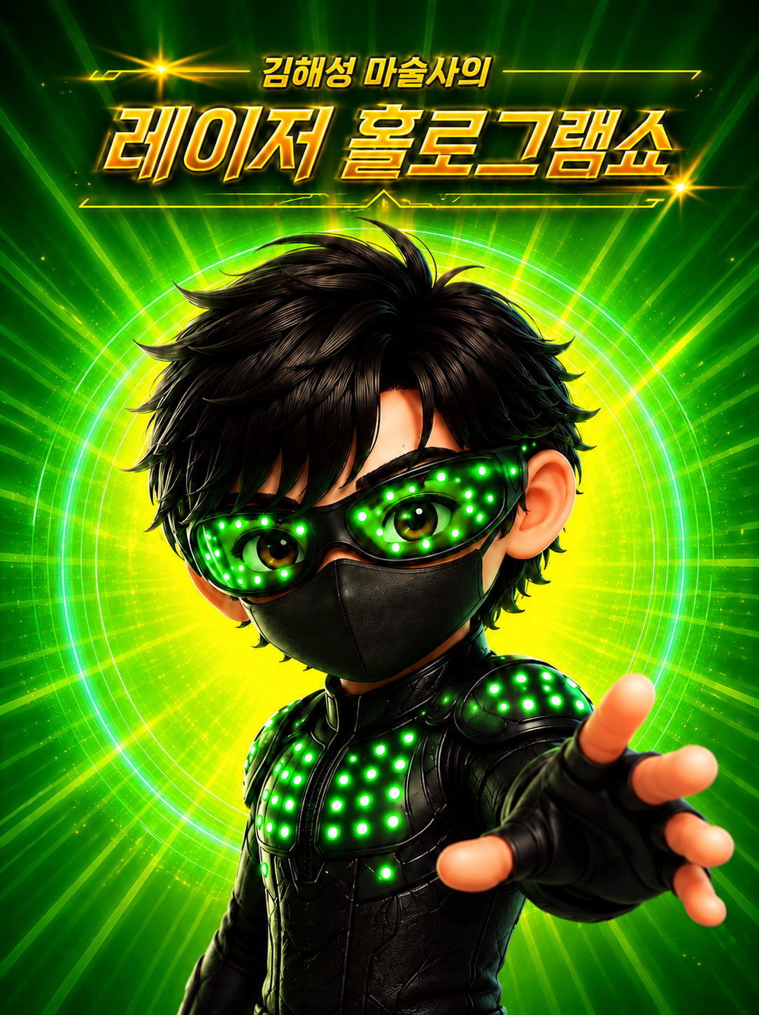 레이져 홀로그램쇼: 사이버 매직쇼 [의정부] 포스터