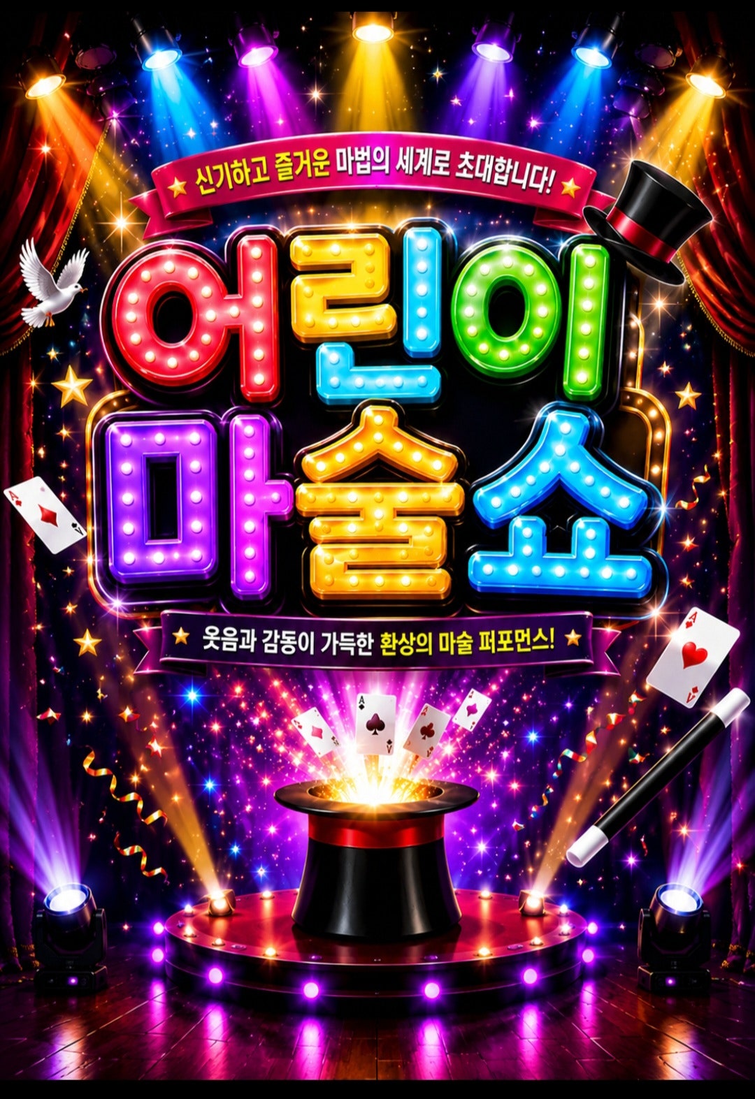 어린이 마술쇼 [춘천] 공연 포스터