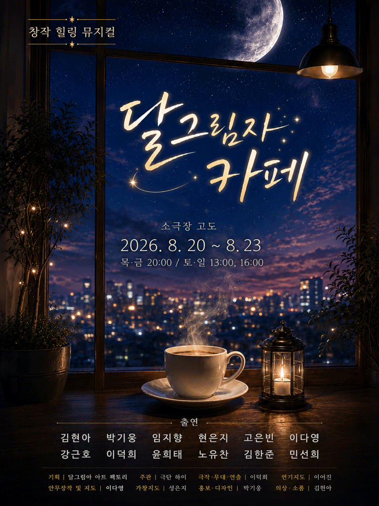 달그림자 카페 [대전] 공연 포스터