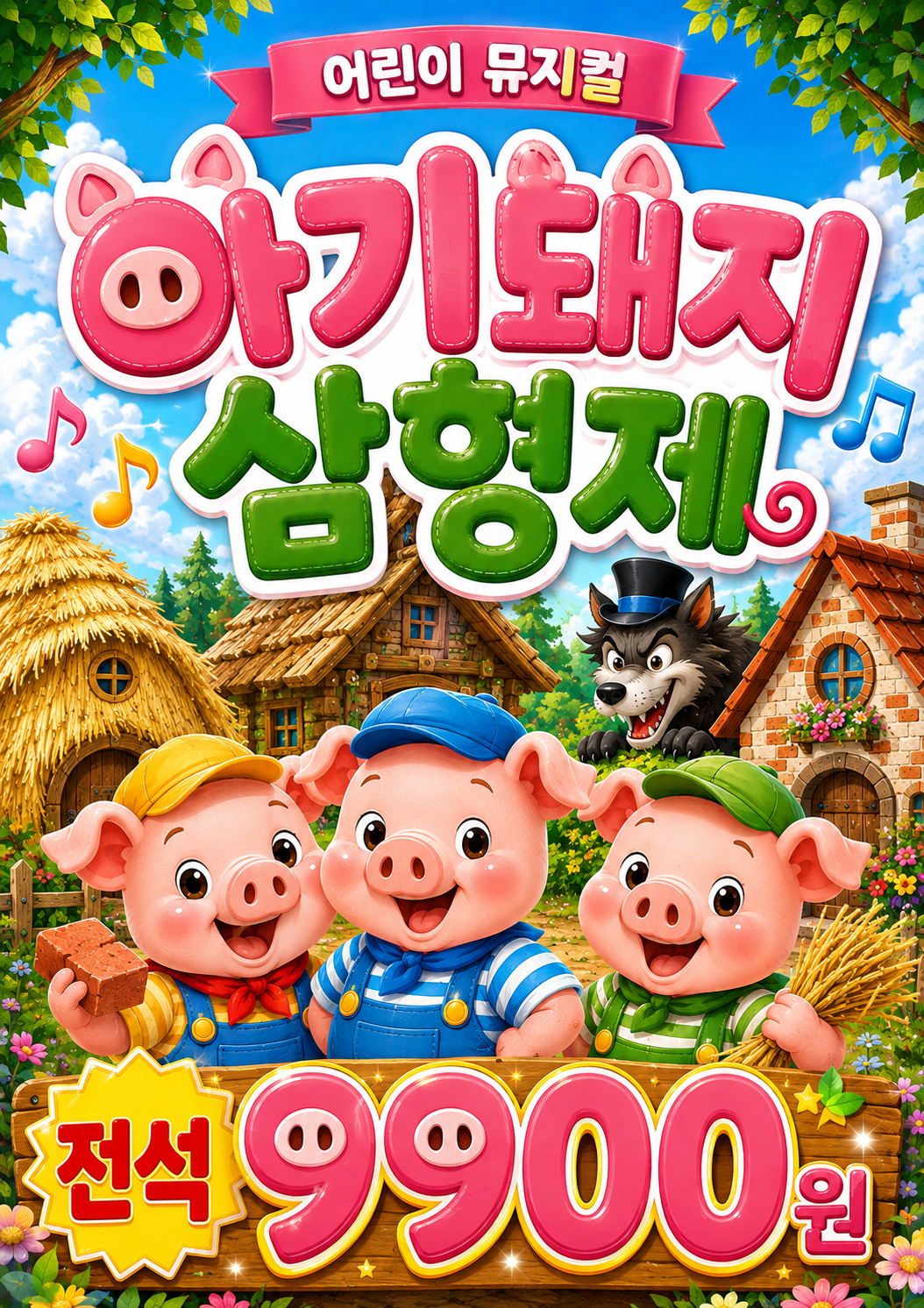 The Three Little Pigs [Mokpo] official poster