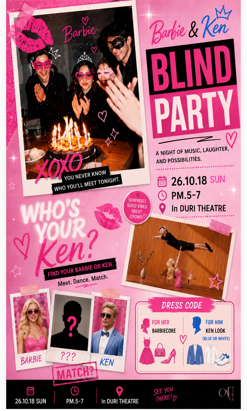 크리에이터 이세빈, Drunk in love: barbie & ken blind party 포스터