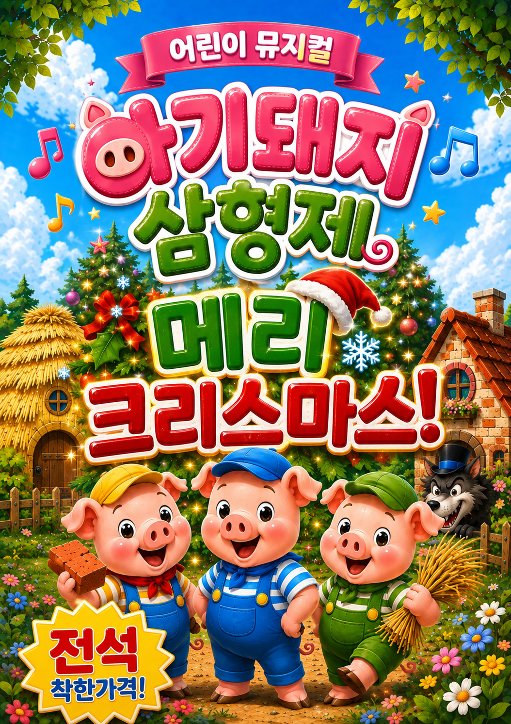 아기돼지 삼형제 포스터