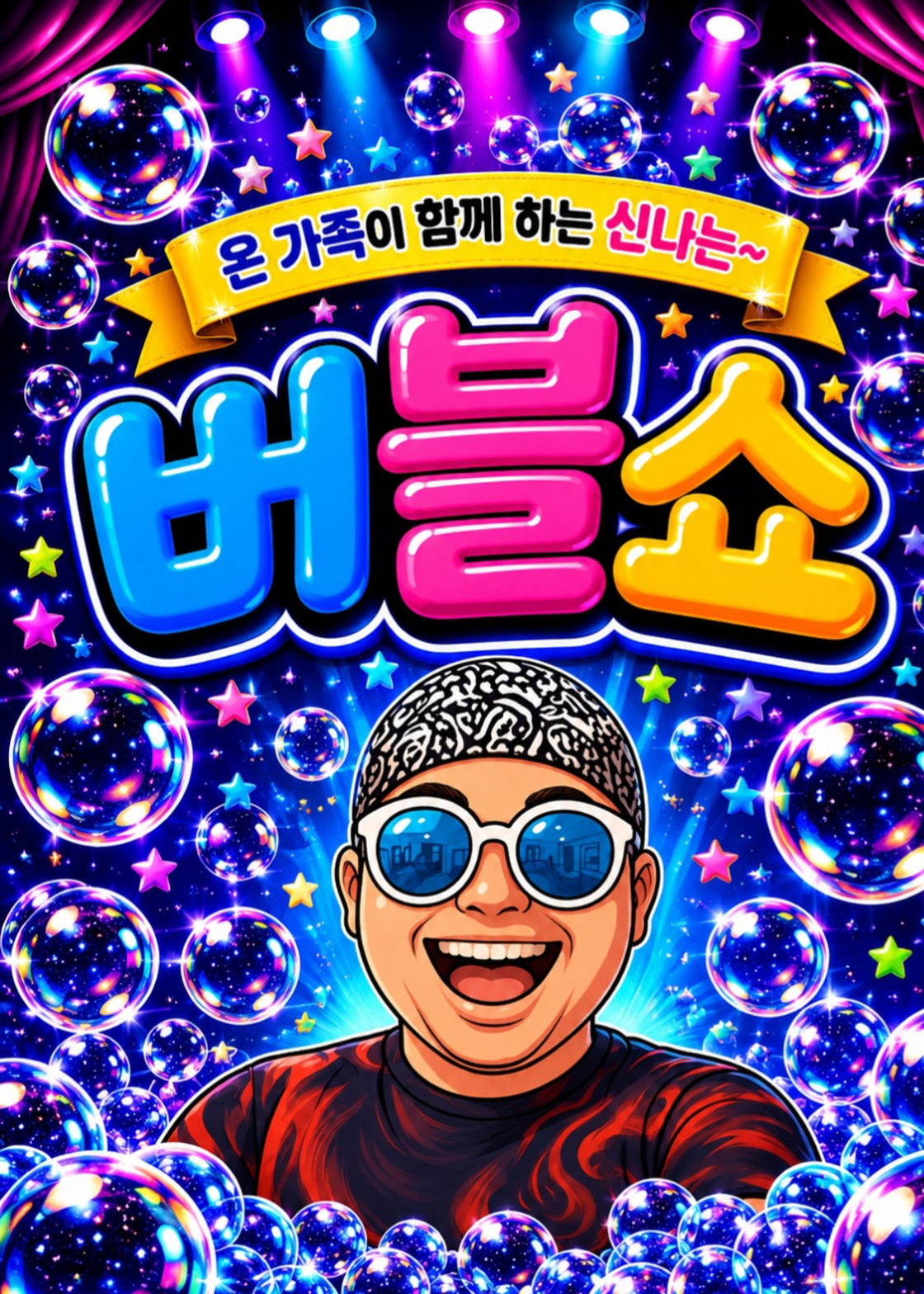 버블버블쇼 포스터