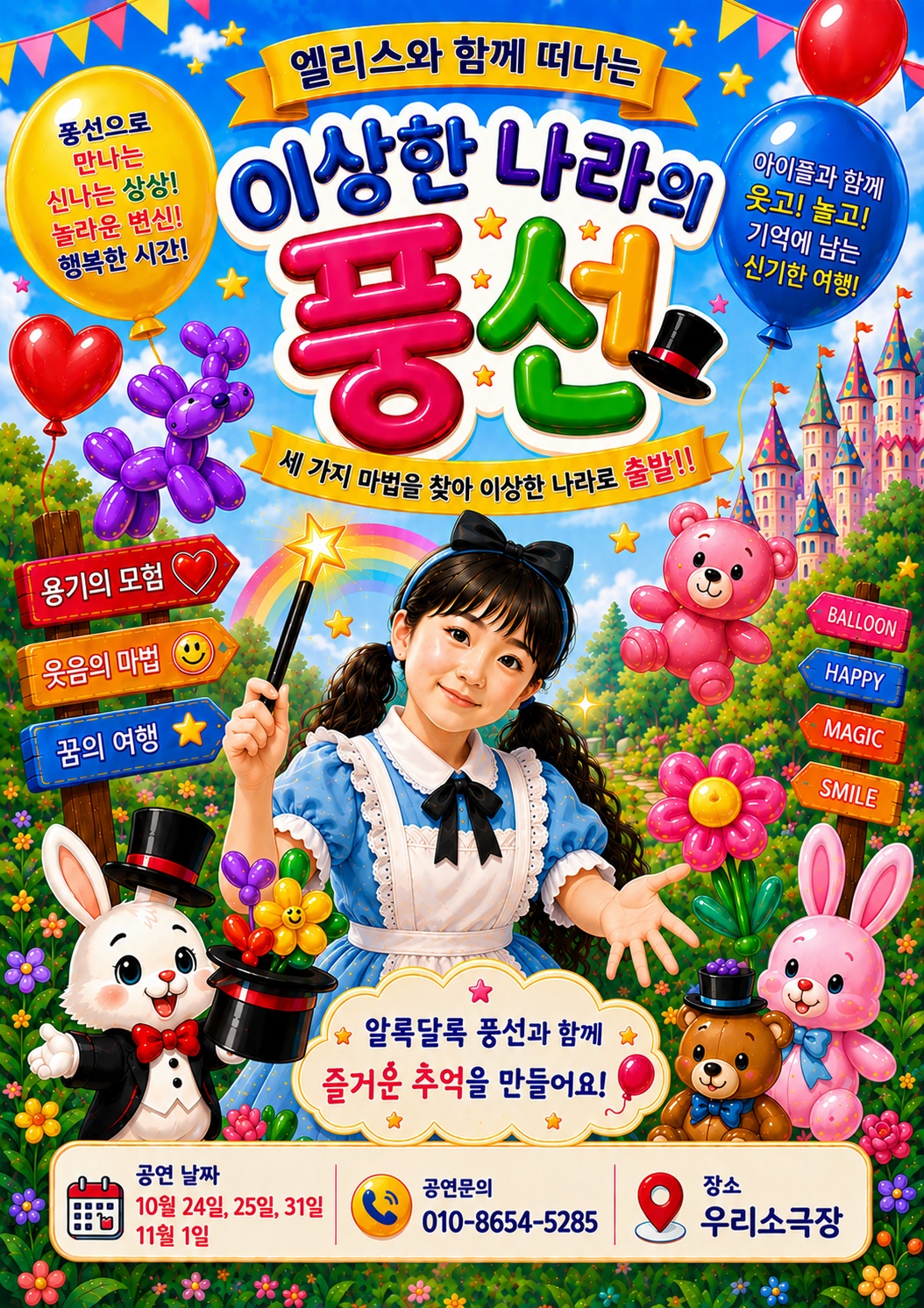 이상한 나라의 풍선 포스터