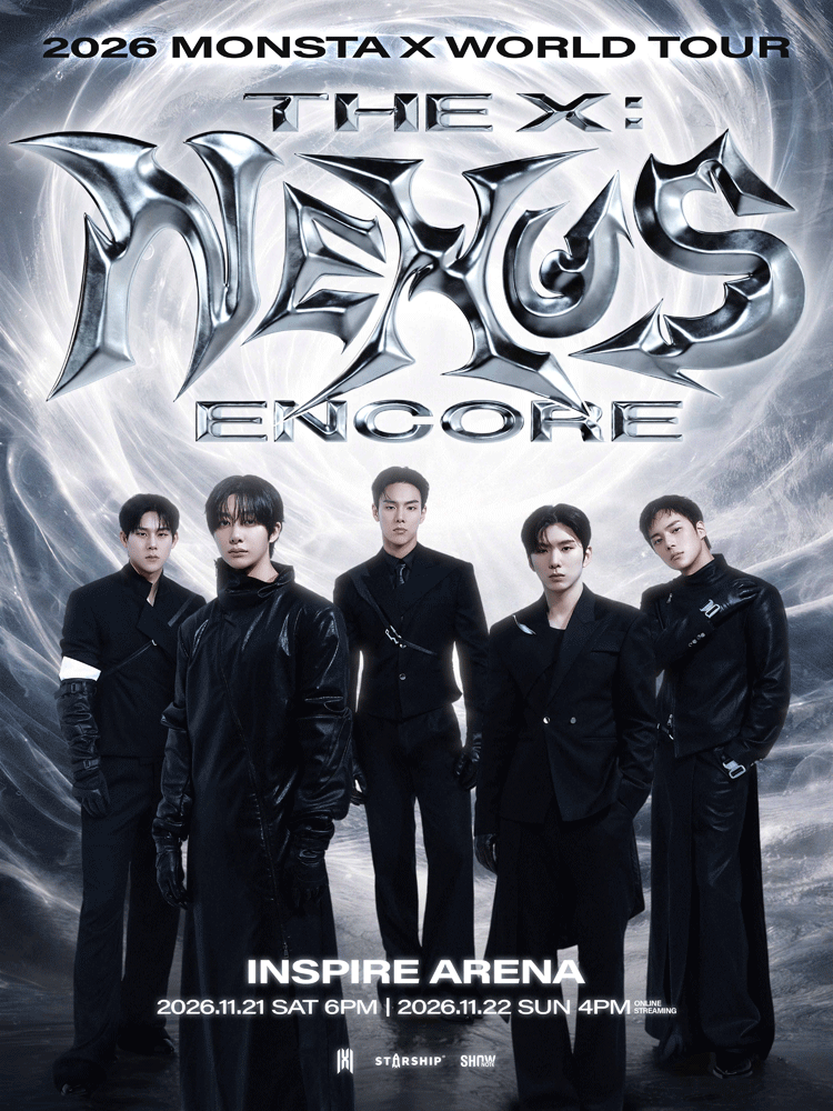 MONSTA X World Tour: THE X: NEXUS (Encore) poster