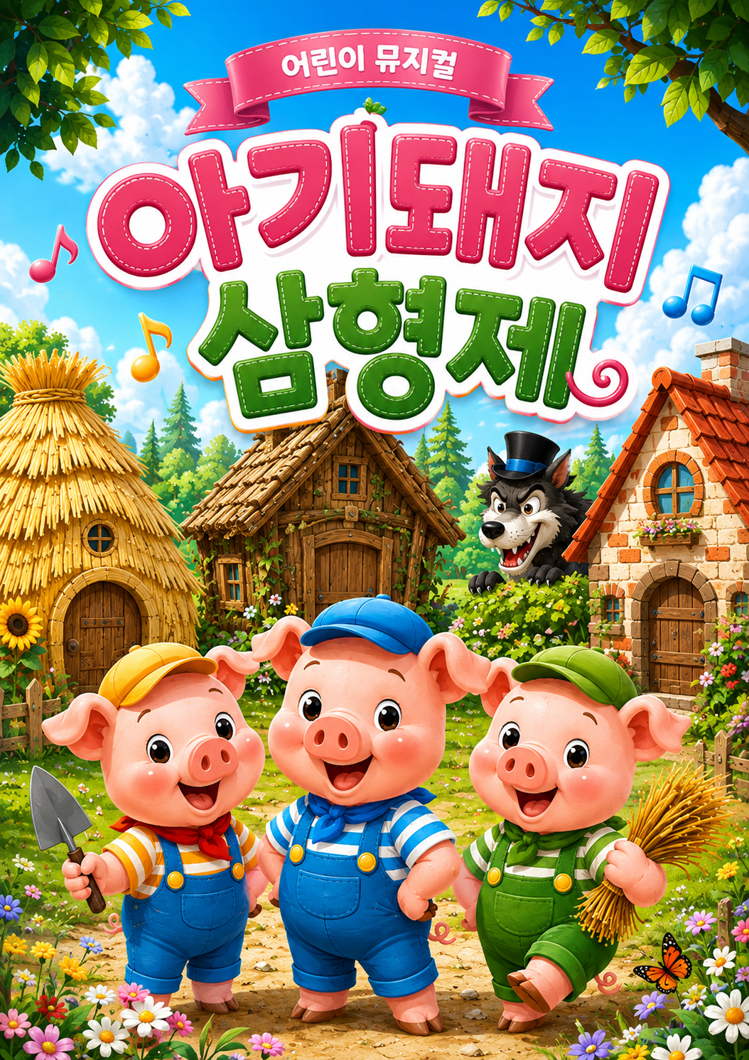 아기돼지 삼형제 포스터