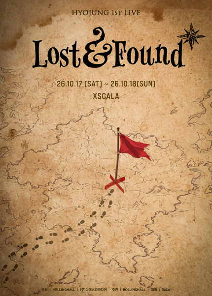 HYOJUNG 1st LIVE: Lost & Found 포스터