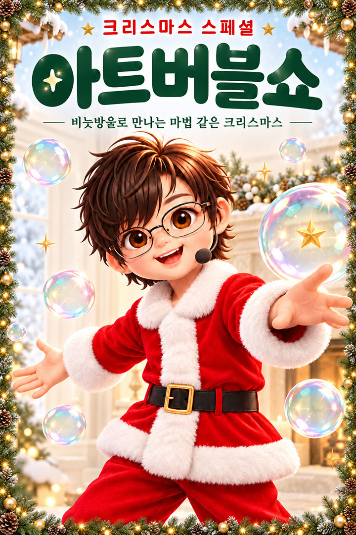 크리스마스 스페셜, 아트버블쇼 [군산] 포스터